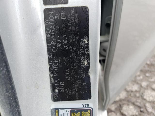 KNAFK4A63E5072980 KIA FORTE LX