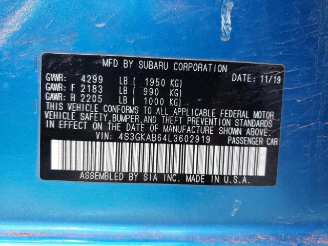 4S3GKAB64L3602919 Subaru IMPREZA