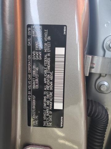 2019 VOLVO S60 T6 INS - 7JRA22TL6KG006137