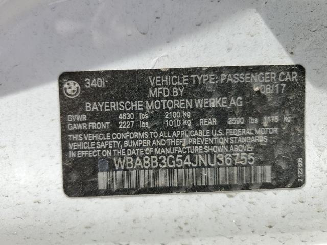 2018 BMW 340 I - WBA8B3G54JNU36755