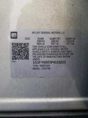2023 CHEVROLET BOLT EUV L - 1G1FY6S03P4115223