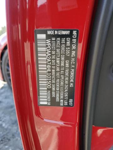 2017 PORSCHE PANAMERA WP0AA2A74HL101500