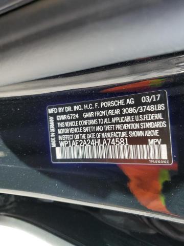 2017 PORSCHE CAYENNE SE - WP1AE2A24HLA74581