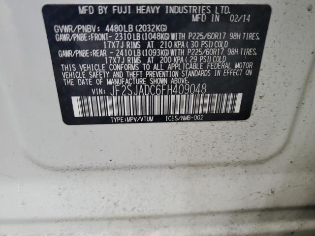 JF2SJADC6FH409048 Subaru Forester 2.5i Premium