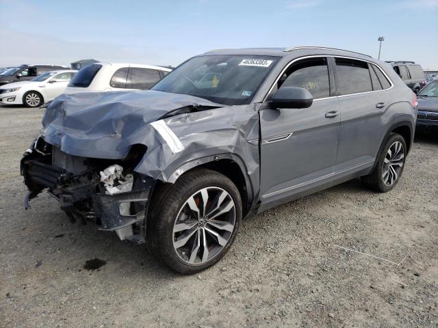Salvage cars for sale from Copart Antelope, CA: 2022 Volkswagen Atlas Cross Sport SEL Premium R-Line