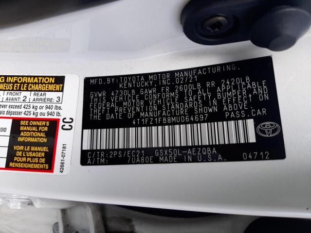 2021 TOYOTA AVALON TRD - 4T1FZ1FB8MU064697