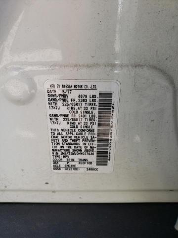 JN8AT2MV0HW027936 Nissan ROGUE S