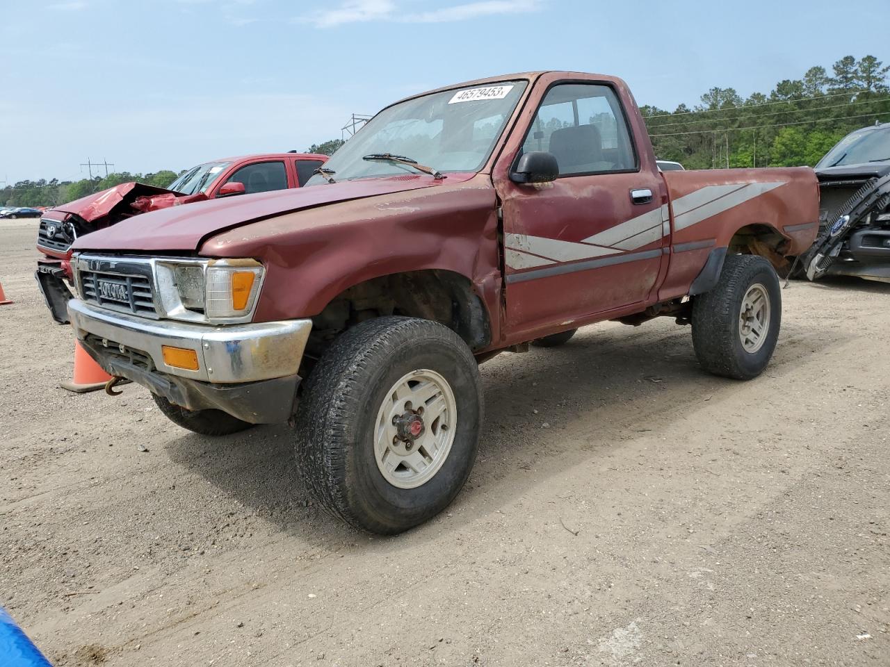 1991 Toyota Pickup 1/2 TON Short Wheelbase DLX for sale at Copart Greenwell  Springs, LA Lot #46579*** 