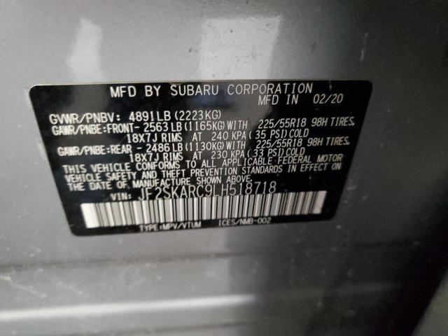 2020 SUBARU FORESTER S - JF2SKARC9LH518718