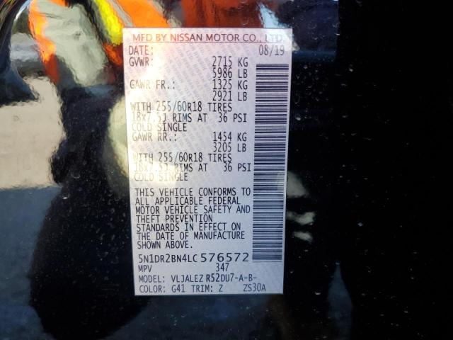 5N1DR2BN4LC576572 Nissan Pathfinder Sv