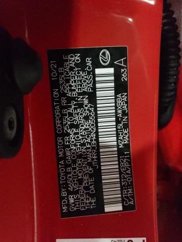 2022 LEXUS UX 250H BA JTHR9JBH4N2055647