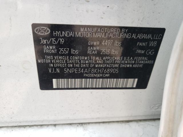 2019 HYUNDAI SONATA LIM - 5NPE34AF8KH768905