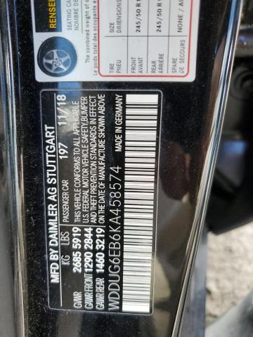 2019 MERCEDES-BENZ S 450 4MAT - WDDUG6EB6KA458574