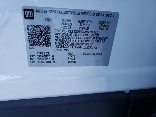 2023 CHEVROLET EQUINOX LT - 3GNAXTEG6PL123572