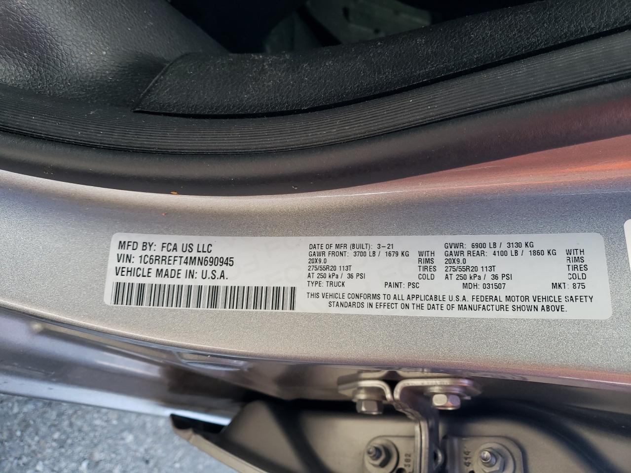 2021 RAM 1500 - Image 13