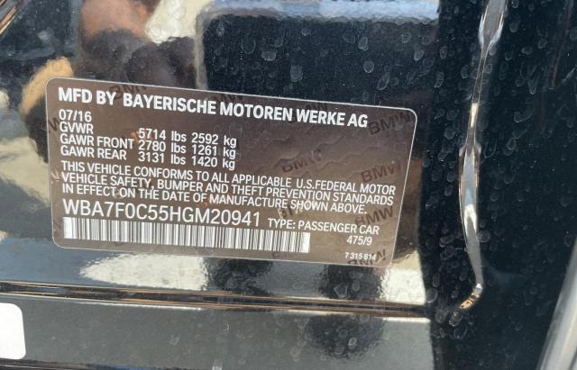 2017 BMW 750 I - WBA7F0C55HGM20941