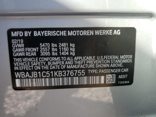 WBAJB1C51KB376755 BMW 530XE