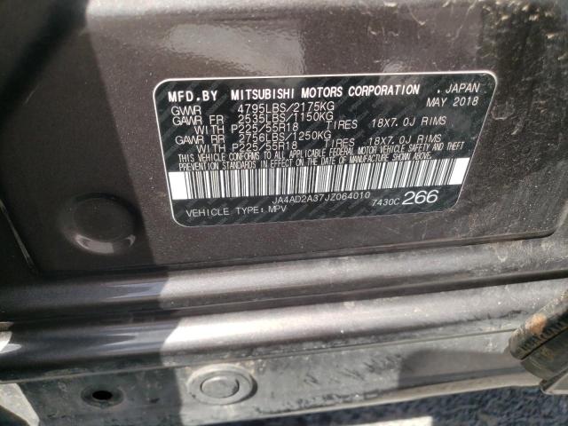 JA4AD2A37JZ064010 Mitsubishi Outlander Es