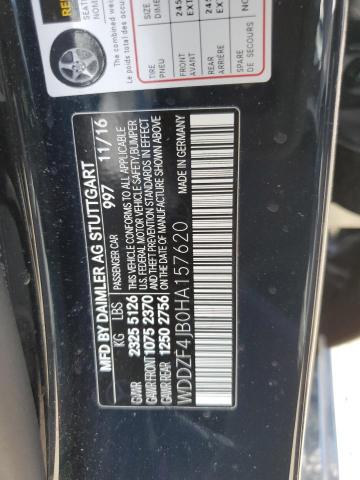 WDDZF4JB0HA157620 Mercedes-Benz E 300