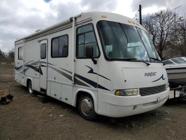 Salvage cars for sale from Copart Chambersburg, PA: 2000 Workhorse Custom Chassis Motorhome Chassis P3500