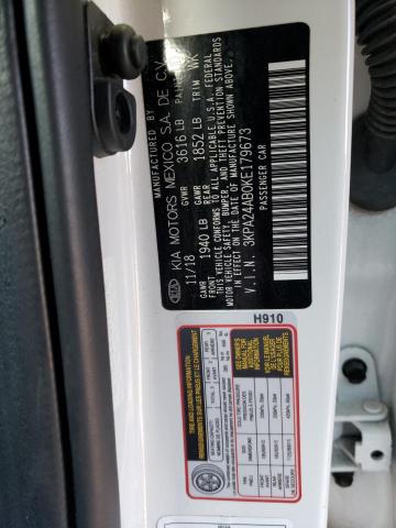 3KPA24AB0KE179673 KIA RIO S