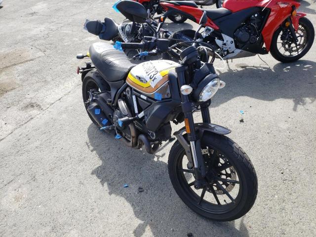 Salvage motorcycles for sale at Martinez, CA auction: 2018 Ducati Scrambler 800
