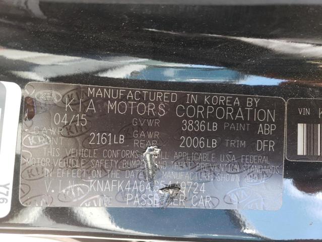 KNAFK4A64G5449724 KIA FORTE LX