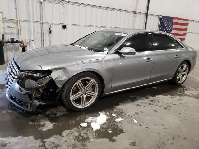 Salvage cars for sale from Copart Avon, MN: 2013 Audi A8 L Quattro