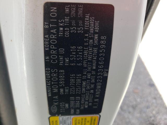 KNDMB233366035988 KIA SEDONA EX