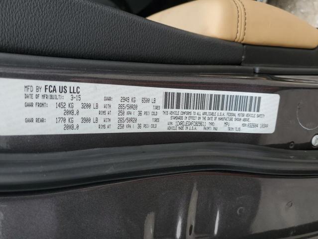2015 DODGE DURANGO CI - 1C4RDJEGXFC829611