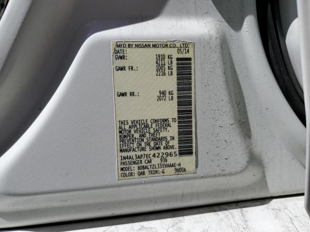 1N4AL3AP7EC422965 Nissan ALTIMA 2.5