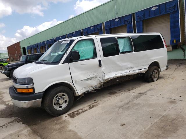 Salvage cars for sale from Copart Columbus, OH: 2016 Chevrolet Express G3500 LT