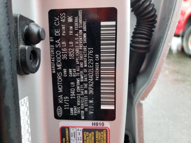 3KPA24AD2LE297761 KIA RIO LX