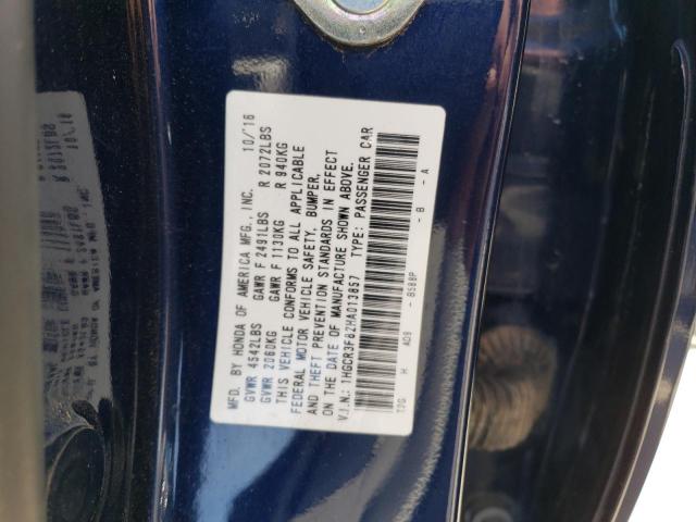 2017 HONDA ACCORD EXL - 1HGCR3F82HA013857