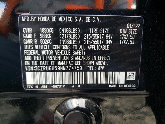 3CZRU6H59NM774759 Honda HR-V EX