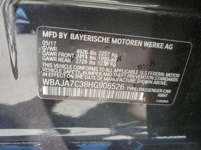 WBAJA7C38HG906526 BMW 530 XI