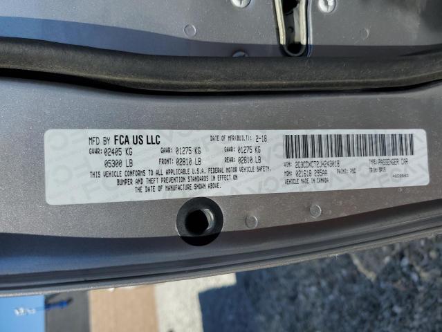 2C3CDXCT2JH243018 Dodge CHARGER R/T