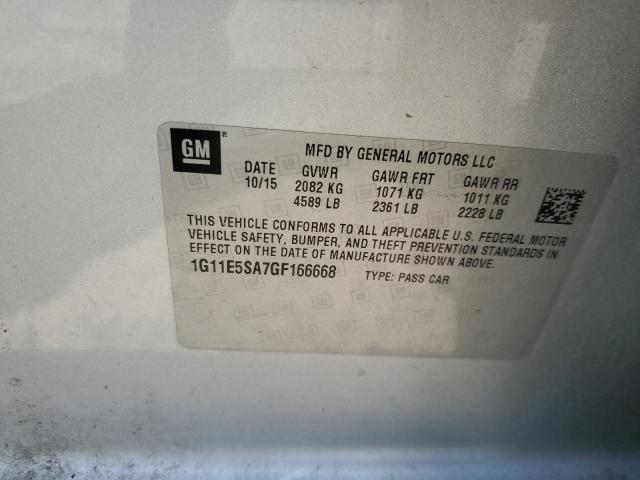 2016 CHEVROLET MALIBU LTZ - 1G11E5SA7GF166668