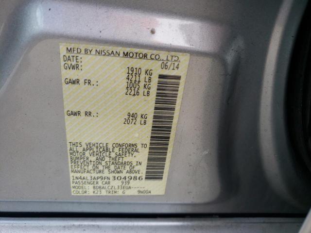 2015 NISSAN ALTIMA 2.5 - 1N4AL3AP9FN304986