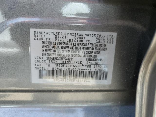 3N1AB8CVXMY244211 Nissan SENTRA SV
