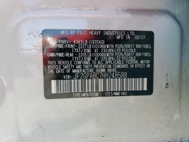 JF2GPABC7HH248588 Subaru Crosstrek Premium