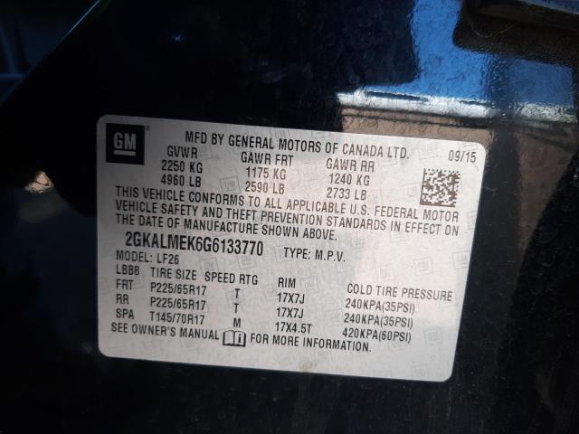 2GKALMEK6G6133770 GMC Terrain Sle