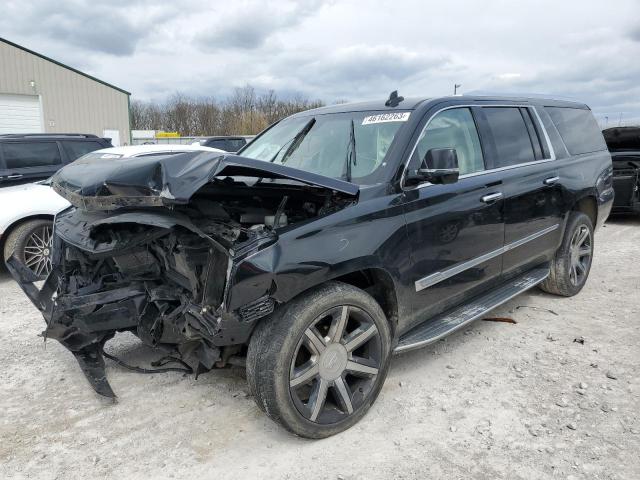 Salvage cars for sale from Copart Lawrenceburg, KY: 2017 Cadillac Escalade ESV Luxury