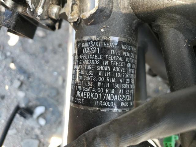 2021 KAWASAKI ER400 D - JKAERKD17MDAC2935