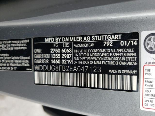 WDDUG8FB2EA047123 Mercedes-Benz S 550 4matic