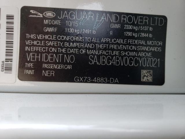 2016 JAGUAR XF S - SAJBG4BV0GCY07021