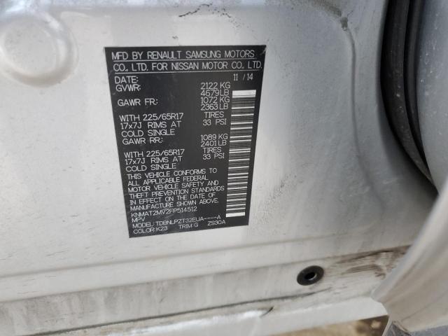 KNMAT2MV2FP514512 Nissan ROGUE S