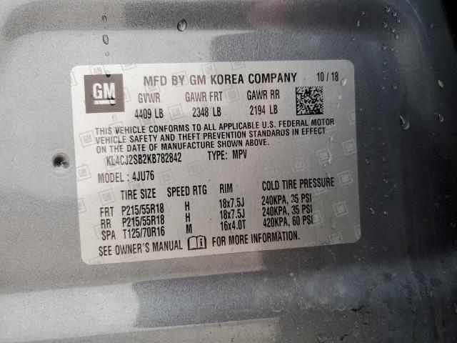 KL4CJ2SB2KB782842 Buick Encore Sport Touring