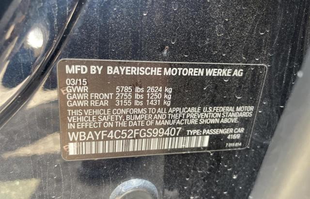2015 BMW 740 LXI - WBAYF4C52FGS99407