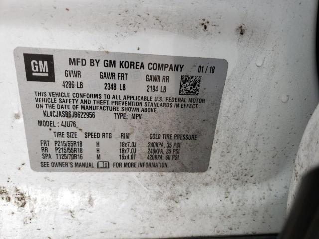 KL4CJASB6JB622956 Buick Encore Preferred